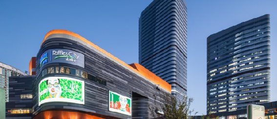 上海长宁来福士广场店面外观
