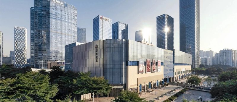 海岸城购物中心店面外观